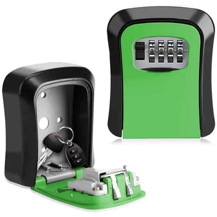 Yellow Wall-Mounted Password Key Box for Secure Storage