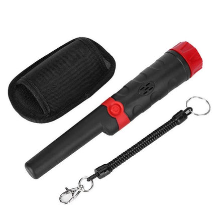Waterproof High Sensitivity Metal Detector for Outdoor Treasure Hunting handheld probe with holster and keychain accessory