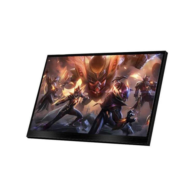 ZGYNK Portable USB-C External Monitor for Computer Use showing 15.6-inch IPS gaming display with USB-C and HDMI ports