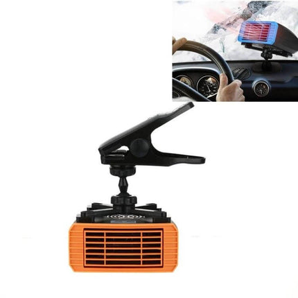Multifunctional Car Heater 360 Degree Rotation For Car Use compact PTC in-car heater with ABS housing and 360° swivel mount for defogging and defrosting
