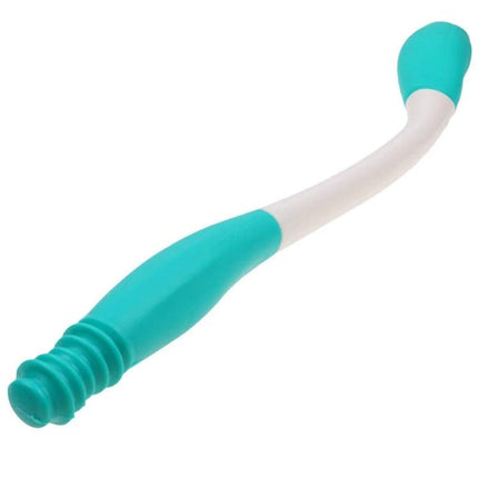 Toilet Aid for Elderly and Pregnant Women in Daily Home Use – curved extended-handle long-reach toilet aid with soft grip for independent bathroom assistance