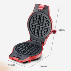 Versatile 3-in-1 Electric Breakfast Maker: Donut, Waffle & Pizza Pan with EU Plug