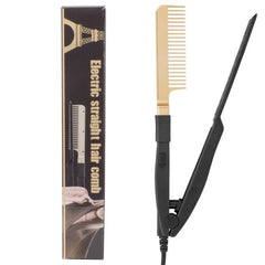 Wet & Dry Portable Hair Straightening Comb with Quick Heat Technology