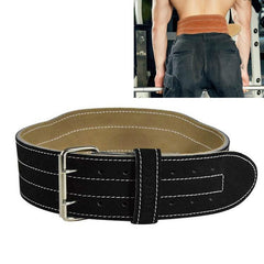 EADEN Cowhide Adjustable Waist Support Belt for Weightlifting and Squats