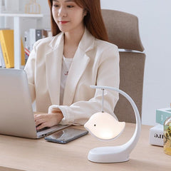 Bluetooth Bird Lamp with Music and Night Light for Bedroom and Desk