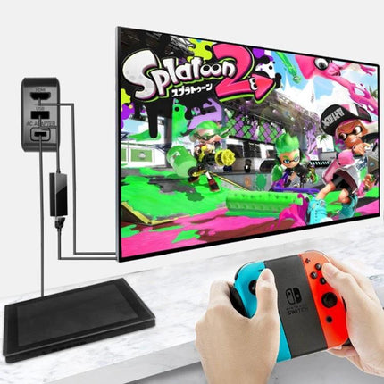 Adapter for Seamless Home Device Integration in Daily Life connecting Nintendo Switch to TV for gaming and screen casting