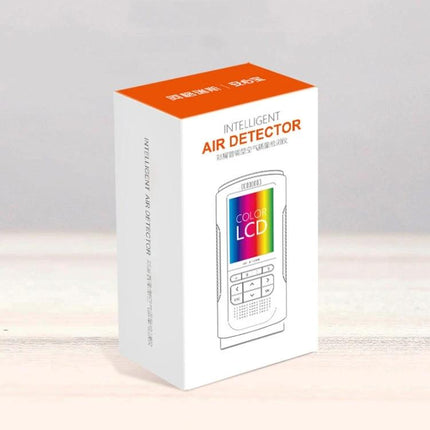 Home Formaldehyde Air Quality Detector for Indoor Use – boxed intelligent air detector with color LCD for homes and offices
