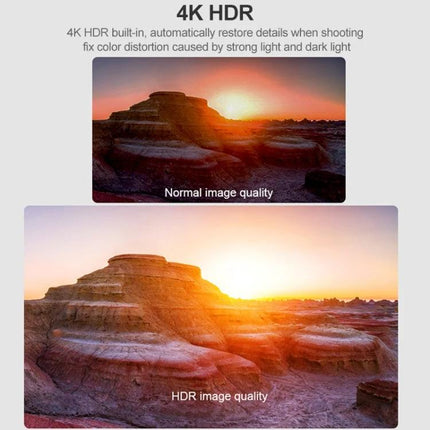 Alt Tag: Ordro EP7 Head-Mounted Camera for Sports and Live Streaming showcasing 4K HDR before and after image quality comparison