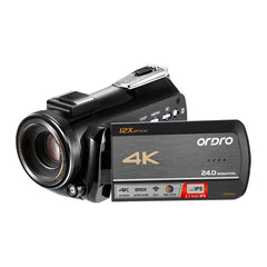 ORDRO AC5 4K Ultra HD Night Vision Camcorder with 12X Optical Zoom and WiFi Connectivity Standard