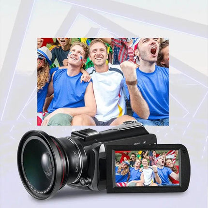 ORDRO 4K Handheld Camcorder With Night Vision And WiFi
