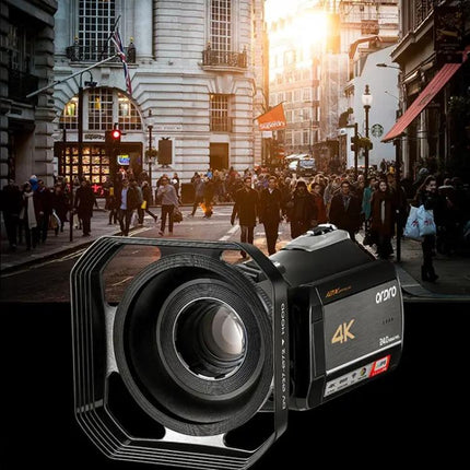 ORDRO 4K Handheld Camcorder With Night Vision And WiFi