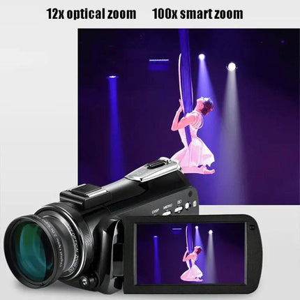 ORDRO 4K Handheld Camcorder With Night Vision And WiFi