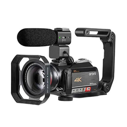 ORDRO 4K Handheld Camcorder With Night Vision And WiFi