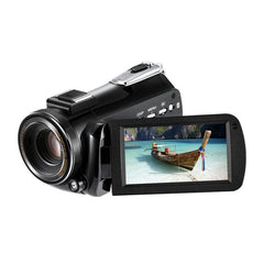 ORDRO AC5 4K Ultra HD Night Vision Camcorder with 12X Optical Zoom and WiFi Connectivity