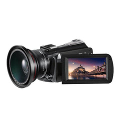 ORDRO AC5 4K Ultra HD Night Vision Camcorder with 12X Optical Zoom and WiFi Connectivity