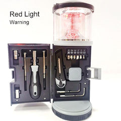 Multifunctional RX340 15-in-1 Camping Lamp with Integrated Tool Set