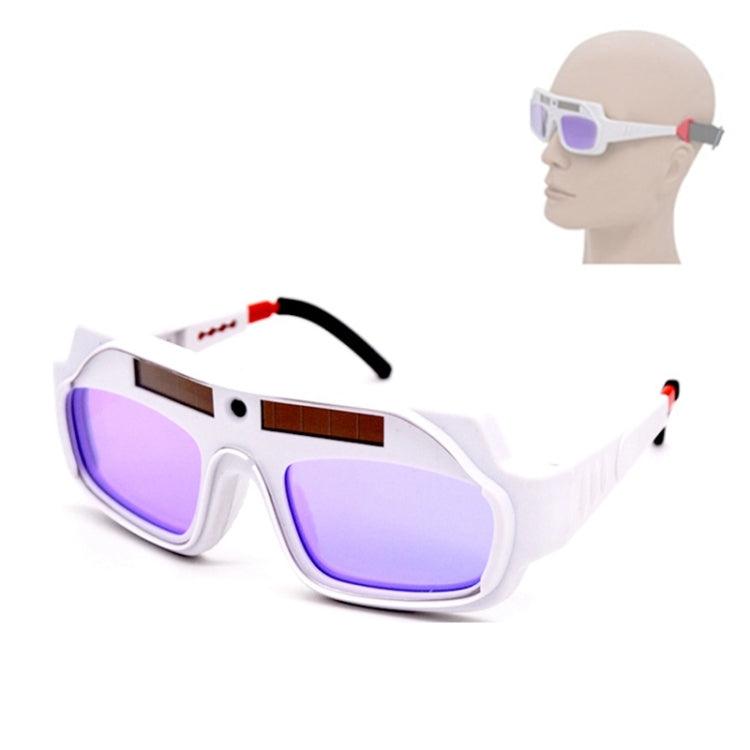 Solar-Powered Auto-Dimming Welding Glasses with UV Protection