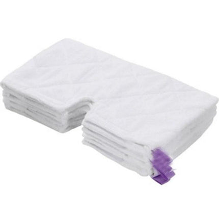 Shark Steam Mop Replacement Cloth Pads, Pack of 2 - white microfiber quilted pads compatible with XT3501 XT3601, pack of two