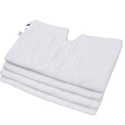 Shark Steam Mop Replacement Cloth Pads, Pack of 2 - white microfiber replacement pads for XT3501 XT3601 steam mops, fits tile hardwood laminate cleaning