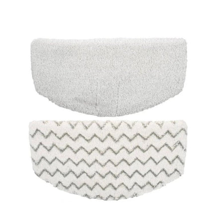 Replacement Cloth Covers for Bissell Steam Mop Cleaning - set of two gray microfiber pads compatible with 1940 and 1440 series for hard floors