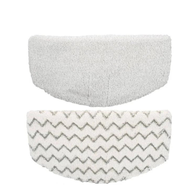 Replacement Cloth Covers for Bissell Steam Mop Cleaning - set of two gray microfiber pads compatible with 1940 and 1440 series for hard floors