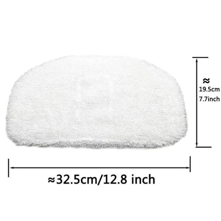 Replacement Cloth Covers for Bissell Steam Mop Cleaning white microfiber pad for 1940 1440 series, 32.5cm x 19.5cm hard floor replacement cloth cover
