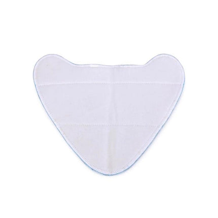 Triangle Twisted Pigtail Mop Replacement Pads for VAX S85-CM Set of 4 white triangular twisted braid cloth replacement pad for scrubbing and absorbing spills