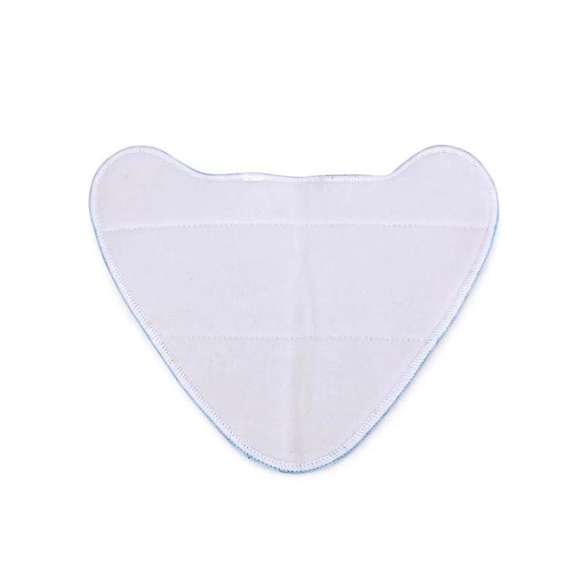 Triangle Twisted Pigtail Mop Replacement Pads for VAX S85-CM Set of 4 white triangular twisted braid cloth replacement pad for scrubbing and absorbing spills