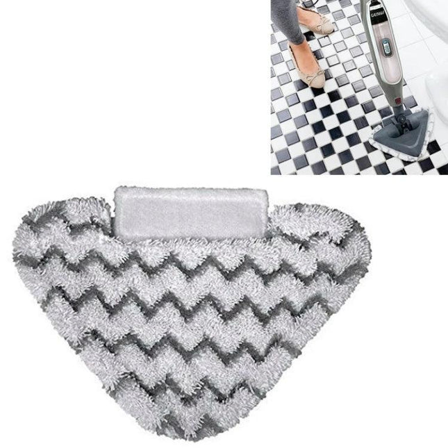 Microfiber Triangle Mop Cloth Covers for Shark Steam Mops, 2 Pack - gray chevron microfiber cover for hard floor cleaning