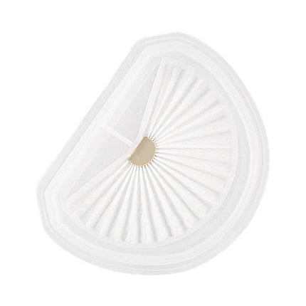 Black & Decker Vacuum Cleaner Replacement Filters, 4 Pack - white pleated vacuum filter for home air filtration, 4-pack