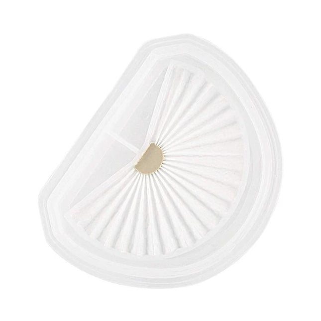Black & Decker Vacuum Cleaner Replacement Filters, 4 Pack - white pleated vacuum filter for home air filtration, 4-pack