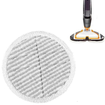 Replacement Cloths for Bissell Steam Mops, 2-Pack, Various Colors - white round microfiber pad for Bissell models 2124 2039 2037 2039A