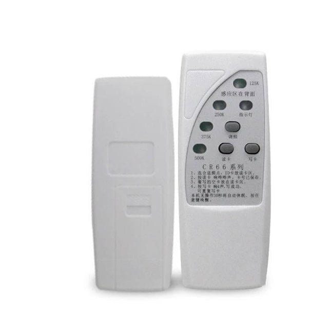 Zonsin Portable ID Card Reader for Daily Access and Attendance lightweight white handheld contact card scanner for office attendance and access control