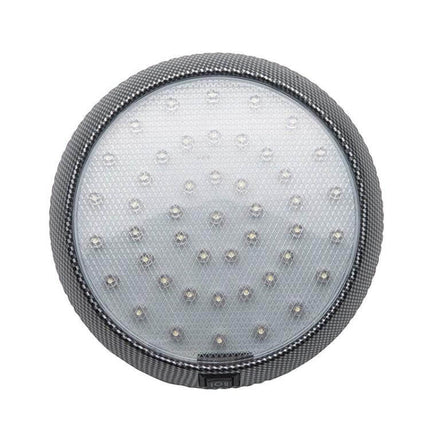 Camper Roof Light With On Off Switch For Vans, Motor Homes And Boats - 12V 46 LED round ceiling lamp, energy-efficient interior light
