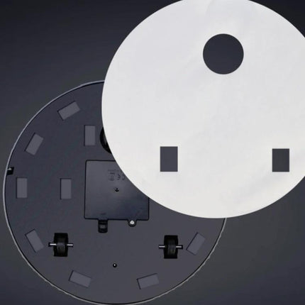 Household Sweeping Robot for Hair and Dust Cleaning showing compact round underside with wheels and dust sensor ports