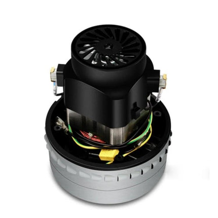 Reliable Replacement Motor for Household Vacuum Cleaners - compact black wet/dry vacuum motor assembly with wiring for quick swap