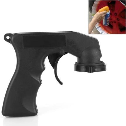 Essential Sikeo Spray Adaptor for Daily Car Upkeep - black ergonomic aerosol spray gun attachment for precise car detailing and cleaner application
