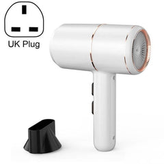 Silent High-Power Dual-Temperature Hair Dryer with UK Plug - Hot & Cold Air, Negative Ion Technology