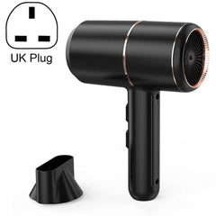 Silent High-Power Dual-Temperature Hair Dryer with UK Plug - Hot & Cold Air, Negative Ion Technology