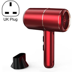 Silent High-Power Dual-Temperature Hair Dryer with UK Plug - Hot & Cold Air, Negative Ion Technology