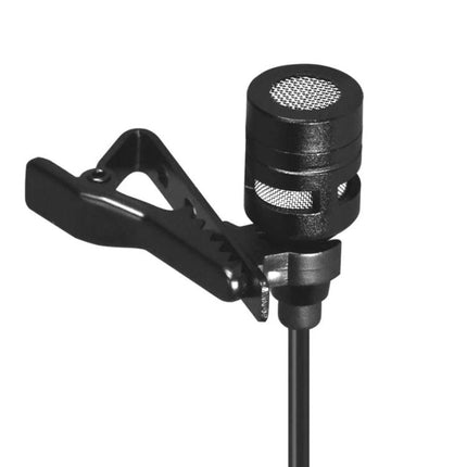 Compact Lavalier Microphone for Daily Video Calls and Recordings clipped on shirt for portable clear audio during remote meetings and quick recordings