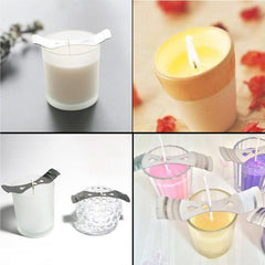 Premium Cotton Candle Wicks - 2 Sets of 100 Durable Butter Lamp Wicks