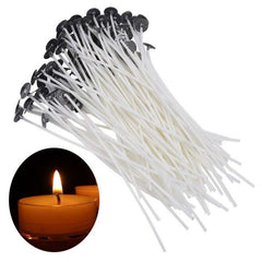 Premium Cotton Candle Wicks - 2 Sets of 100 Durable Butter Lamp Wicks