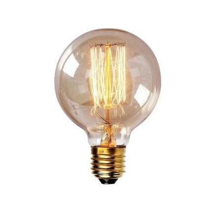 Vintage Style Edison Bulb for Everyday Household Lighting glowing filament bulb with transparent glass for cozy living room ambiance