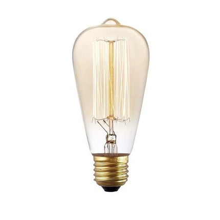 Vintage Style Edison Bulb for Everyday Household Lighting in clear glass with warm filaments for cozy living room or bedroom ambiance