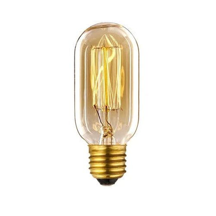 Vintage Style Edison Bulb for Everyday Household Lighting - clear glass retro filament bulb glowing warm light for cozy living room ambiance
