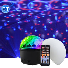 Colorful Rotating LED Night Light with Bluetooth Speaker and Remote Control