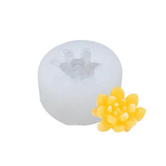 Molde de silicona para velas tridimensionales carnosas, molde de epoxi para aromaterapia y jabón hecho a mano