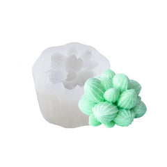 Molde de silicona para velas tridimensionales carnosas, molde de epoxi para aromaterapia y jabón hecho a mano