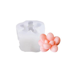 Molde de silicona para velas tridimensionales carnosas, molde de epoxi para aromaterapia y jabón hecho a mano